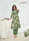 Nimisha Vol 1 by Suryajyoti Roman Vertigan Kurti With Bottom Orders In India